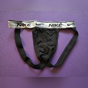 NWT Mens Nike Black Camo Jockstrap Size Medium